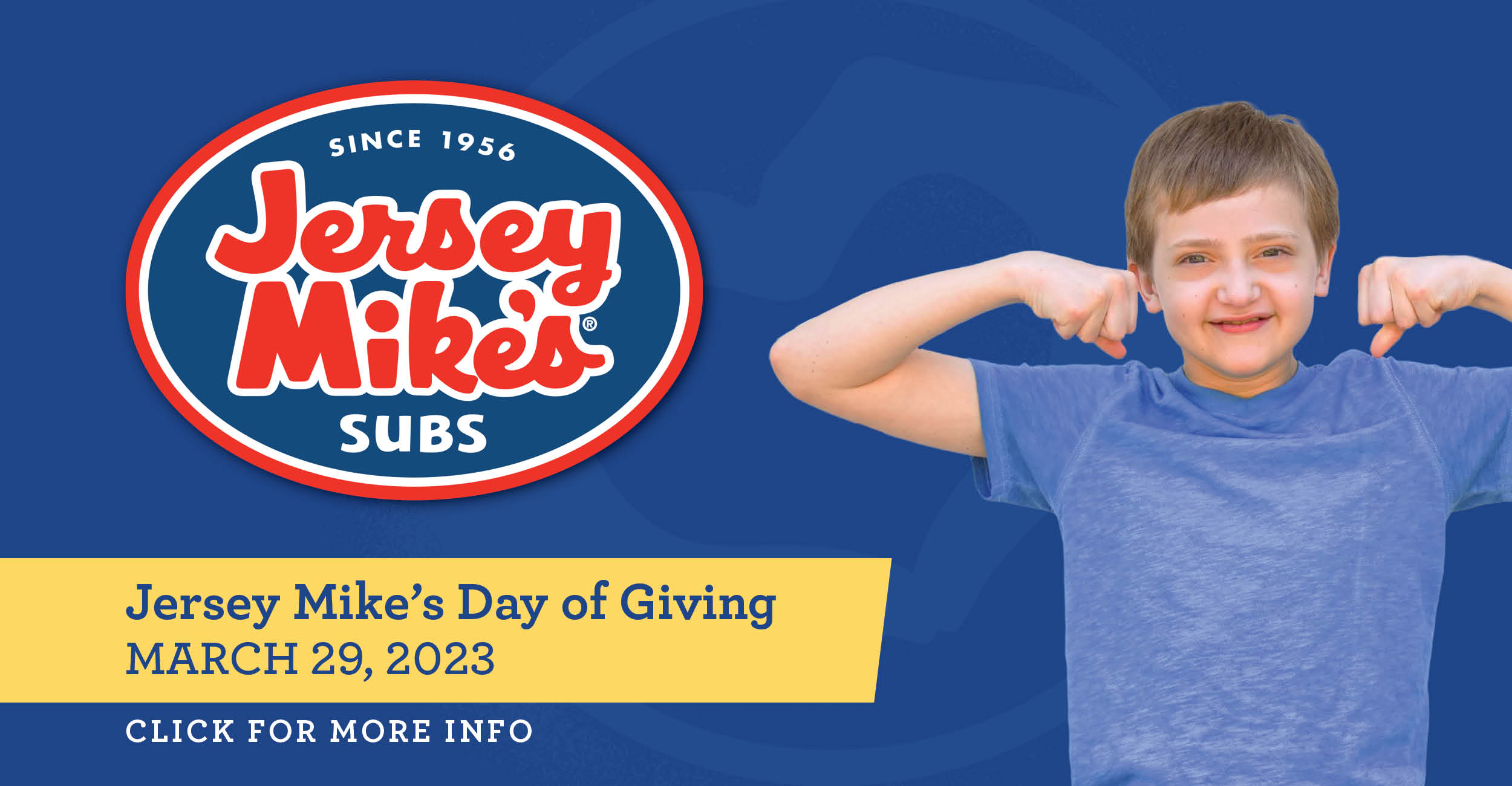 Jersey Mike's Day of Giving Bradens Hope for Childhood Cancer